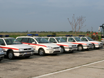 Die Militärstreife sicherte die ganze Veranstaltung in Aspern und sorgte für Ruhe und Ordnung. Foto: Ing. Erwin Rössler.